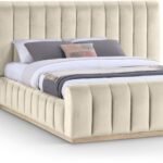 Amara Velvet Upholstered Bed