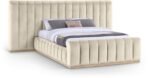 Amara Velvet Upholstered Bed