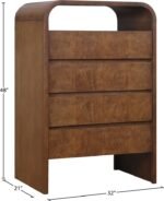 Giada Solid Wood And Veneer Chest - Image 10