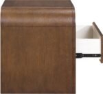 Giada Solid Wood And Veneer Nightstand - Image 6
