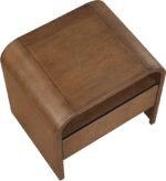 Giada Solid Wood And Veneer Nightstand - Image 7