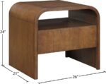 Giada Solid Wood And Veneer Nightstand - Image 10