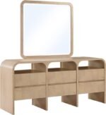 Giada Solid Wood And Veneer Mirror - Image 5