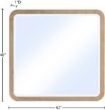 Giada Solid Wood And Veneer Mirror - Image 7