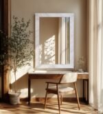 Pavia Genuine Marble Frame Mirror - Image 2
