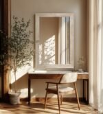 Pavia Genuine Travertine Frame Mirror - Image 2