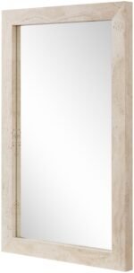 Pavia Genuine Travertine Frame Mirror - Image 4