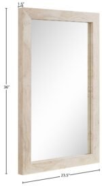 Pavia Genuine Travertine Frame Mirror - Image 7