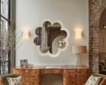 Vicenza Genuine Travertine Frame Mirror - Image 2