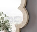 Vicenza Genuine Travertine Frame Mirror - Image 6