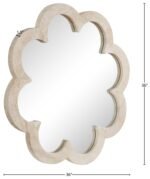 Vicenza Genuine Travertine Frame Mirror - Image 7
