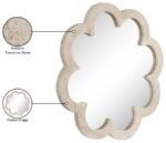 Vicenza Genuine Travertine Frame Mirror - Image 8