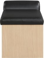 Delphine Vegan Leather Upholstered Bench - Image 4