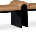 Delphine Vegan Leather Upholstered Bench