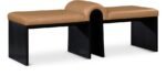 Delphine Vegan Leather Upholstered Bench