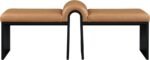 Delphine Vegan Leather Upholstered Bench - Image 3