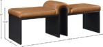 Delphine Vegan Leather Upholstered Bench - Image 7