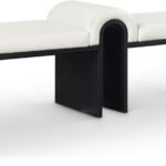 Delphine Vegan Leather Upholstered Bench