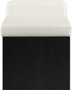 Delphine Vegan Leather Upholstered Bench - Image 4