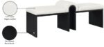 Delphine Vegan Leather Upholstered Bench - Image 8