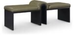 Delphine Vegan Leather Upholstered Bench