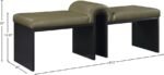 Delphine Vegan Leather Upholstered Bench - Image 7