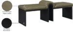 Delphine Vegan Leather Upholstered Bench - Image 8