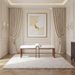 Delphine Vegan Leather Upholstered Bench - Image 2
