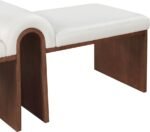 Delphine Vegan Leather Upholstered Bench - Image 6