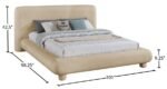 Blair Chenille Fabric Upholstered Bed - Image 9