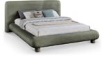 Blair Chenille Fabric Upholstered Bed