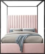 Jax Velvet Upholstered Bed - Image 3