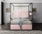 Jax Velvet Upholstered Bed - Image 4