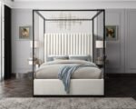Jax Velvet Upholstered Bed - Image 4