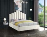 Lily Velvet Upholstered Bed - Image 2