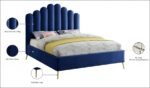 Lily Velvet Upholstered Bed - Image 7