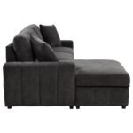 PASTRANA UPHOLSTERED SLEEPER SECTIONAL SOFA LAF CHAISE GREY - Image 10