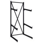 DUARTO 3-TIER SOFA DISPLAY RACK BLACK
