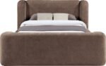 Modena Chenille Fabric Upholstered Bed - Image 3