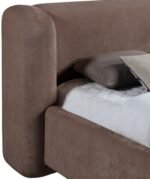 Modena Chenille Fabric Upholstered Bed - Image 7