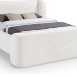 Modena Chenille Fabric Upholstered Bed