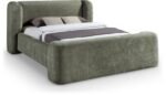 Modena Chenille Fabric Upholstered Bed