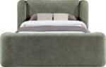 Modena Chenille Fabric Upholstered Bed - Image 3