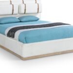 Bennet Linen Textured Fabric Upholstered Bed