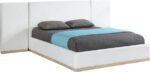 Bennet Linen Textured Fabric Upholstered Bed - Image 2