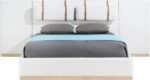 Bennet Linen Textured Fabric Upholstered Bed - Image 4