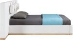 Bennet Linen Textured Fabric Upholstered Bed - Image 6