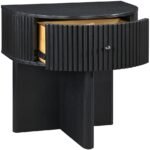 Cortland Acacia Veneer And Solid Wood Nightstand - Image 6