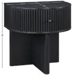 Cortland Acacia Veneer And Solid Wood Nightstand - Image 10