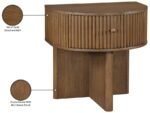 Cortland Acacia Veneer And Solid Wood Nightstand - Image 11